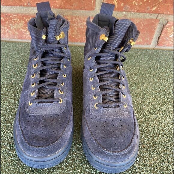 Nike SF Air Force 1 Mid Obsidian Black (GS) - AJ0424-400 Sneaker - Picture 11 of 12